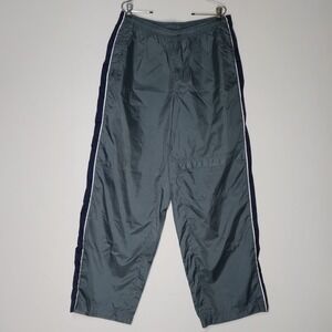 Vintage Nike Parachute Baggy Wide Leg Jogger Track Pants Nylon Size XL Green